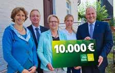 000 Euro Spendeneinnahmen konnten insgesamt generiert werden, 1.967 Euro von der Volksbank BraWo. 1.500 Euro gehen davon an die Initiative Essener Chancen.