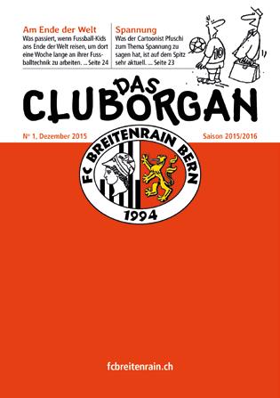 Cluborgan (2x/Saison) Format: A5 Auflage: 1 100 Ex.
