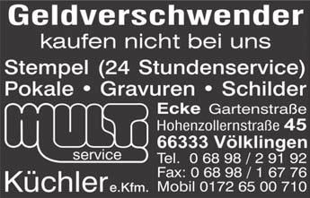 Seit 1959 Kompetenz und Zuverlässigkeit Günther Kassel GmbH Sanitäre Installation Heizungsbau Öl- und Gasfeuerungsanlagen Völklingen-Fenne, Saarbrücker Str. 236 Telefon 06898/ 32655 Juli 2018 - Nr.