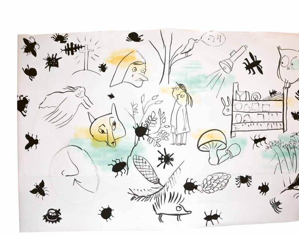 Stadtkinder Was macht ein Pudel mit Föhnfrisur im dunklen Wald? 8 ein Kinderbuch zu schreiben und zu illustrieren. Wie kommt Nele Palmtag auf ihre Figuren Kater, Pudel, Piep und Frau Lieb?