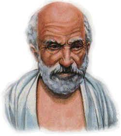 Der griechische Arzt Hippokrates (460-463 v. Chr.