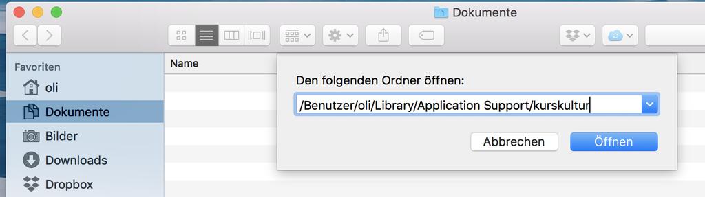 1.6 Manuelle Aktualisierung der Lizenz unter OS X Wenn Sie keinen kontinuierlichen Internetzugang besitzen, müssen Sie die Verlängerung der KURS///kultur Lizenz einmal pro Monat manuell durchführen.