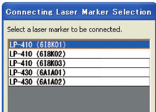 Standardfunktionen der Batch-Verwaltung für Laser Marker Mehrere Lasermarkiersysteme lassen sich