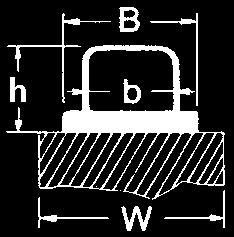 (mm / cm) Elementbreite B = Elementhöhe H = Bügelhöhe h = (cm) VPE (tück) tück je Palette 9930 1 / 80-8 8 / 1 33 1 300 9931 1 / 80-10