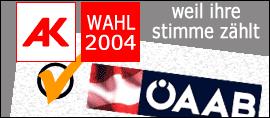 EDITORIAL Sehr geehrte Sattledterinnen und Sattledter, geschätzte Arbeitnehmer! Vom 15. - 27. März 2004 finden in Oberösterreich die AK-Wahlen statt.