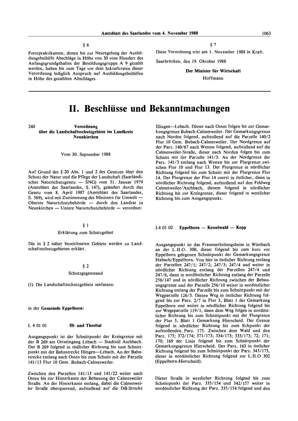 Amtsblatt des Saarlandes vom 4.