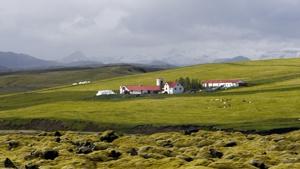 In Sichtweite neben der Ringstraße liegt der Goðafoss