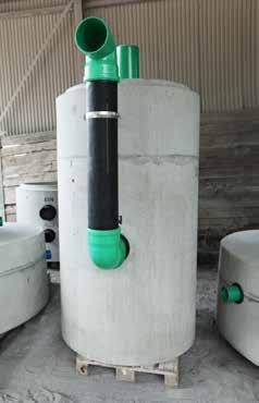 friwa -3P Hydrosystem Funktionsprinzip Funktionsprinzip 1 2 3 Das Regenwasser von der zu entwässernden Fläche wird am unteren Ende des Schachtes eingeleitet.