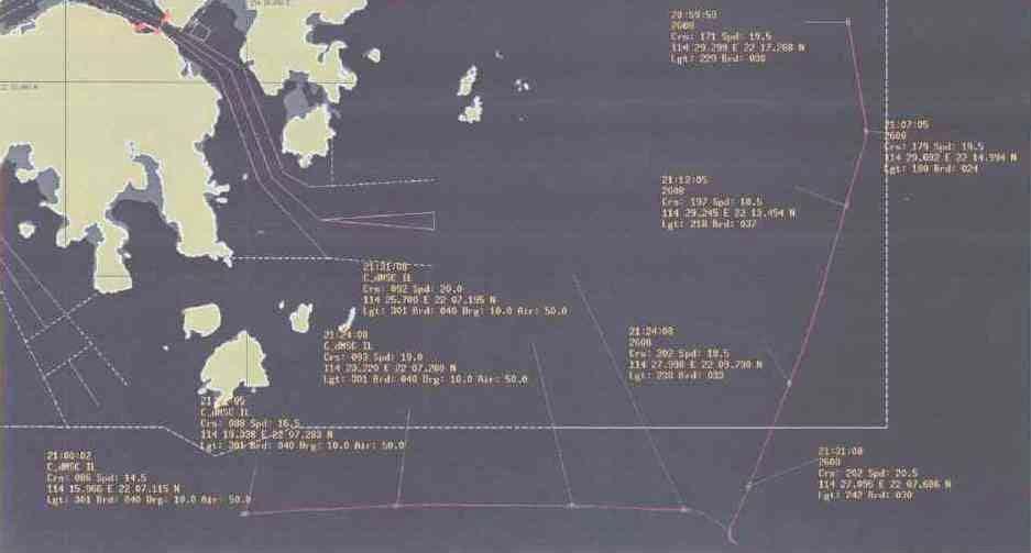 Abbildung 6: Radarplot der Radarstation Hongkong