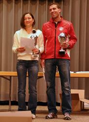 Matthias Hecktor gewann die Trophäe, gestiftet vom Minister für Inneres und Sport in Rheinland-Pfalz, Karl Peter Bruch, bereits zum fünften Mal seit dem Jahr 2004, während Eve Rauschenberg den