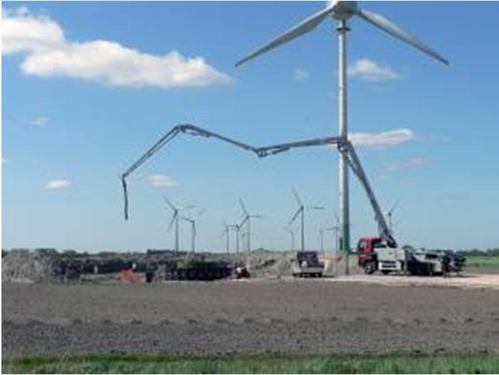 Onshore Wind Deutschland: 450 MW in Betrieb*.