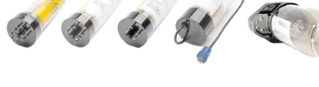 70 Einzelelementlampen und über 120 Mehrelement-Lampen. Die Produktion von Lampen mit 12 poligem kodiertem Stecker für Perkin Elmer wurde 2013 eingestellt.