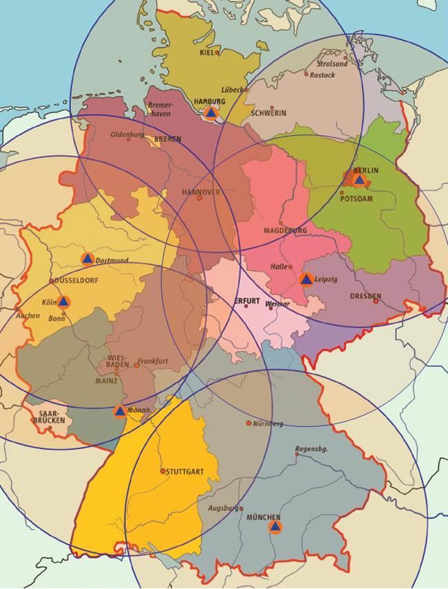ATF C-RN Lokalisierung in Deutschland Einsatzbereit an sechs Standorten: BF Hamburg BF Mannheim LKA Berlin BF Dortmund BF Köln BF München W In Aufstellungphase seit 01.