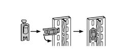Blindstopfen Außenblende (optional) WICHTIG: Beim Aufbau von Türen nebeneinander, entfällt die Außenblende zwischen den Türen.