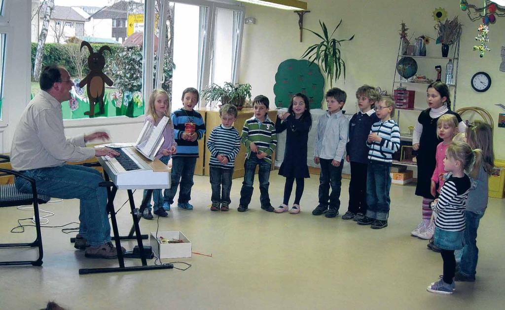18 PrimA Spaichingen Kinder im Städtle Kindergarten St. Franziskus Elternprojekte sorgen für Begeisterung In gemütlicher Atmosphäre präsentierte sich der Kindergarten St.