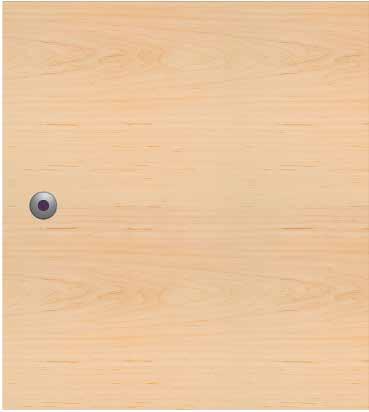 Montage Holzmöbel Anwendung Holz einflügelige Türen Einbau ohne Fräsung