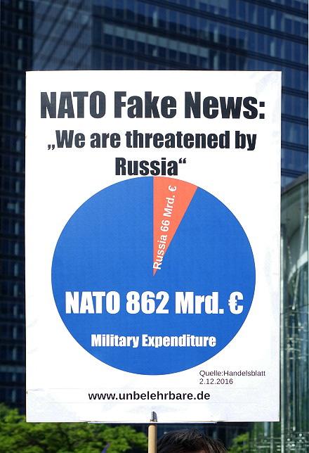 NATO Fake News: wir werden von Russland