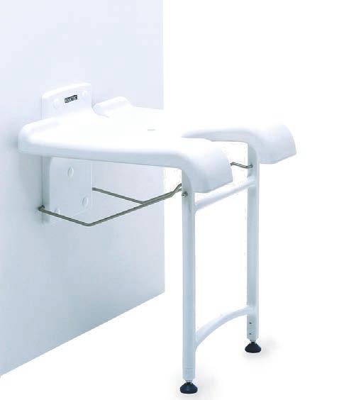 33942 149,00 Duschhocker Aquatec Dot Dieses sichere und vielseitige Modell verfügt über zwei Hygieneausschnitte und eine leicht einzustellende Sitzhöhe