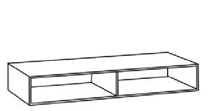 Hänge- / Aifsatzregale mit Rückwand - Korpisstärke 10 mm Höhe 18 cm - 0,5 Raster 24,7 cm 34,7 cm 44,7 cm Breite 60 cm 60 cm 100 cm * 120 cm 120 cm Art.-Nr.