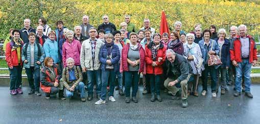 , 05.12.2017 zu den Parteienverkehrszeiten Heuer führte die Herbstwanderung des Bildungs- und Heimatwerkes in die wunderschöne Wachau.