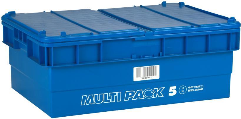 Multi Pack 5 Material Nutzbare Innenmaße : Obere Innenmaße: Stapelmaß: