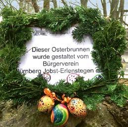 Aus der Vereinsarbeit Einweihung unseres Osterbrunnens am Platnersberg In diesem Jahr wurde unser