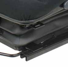 adjustable backrest 24v or 48v compressor Heavy duty PVC trim Back rest extension Armrests Turntable