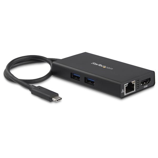USB-C Multiport Adpater mit 4K HDMI - 2x USB-A Ports - 60W PD - Schwarz Product ID: DKT30CHPD Verwandeln Sie Ihr MacBook oder Ihren Windows -Laptop mit diesem USB-C -Multiport-Adapter mit