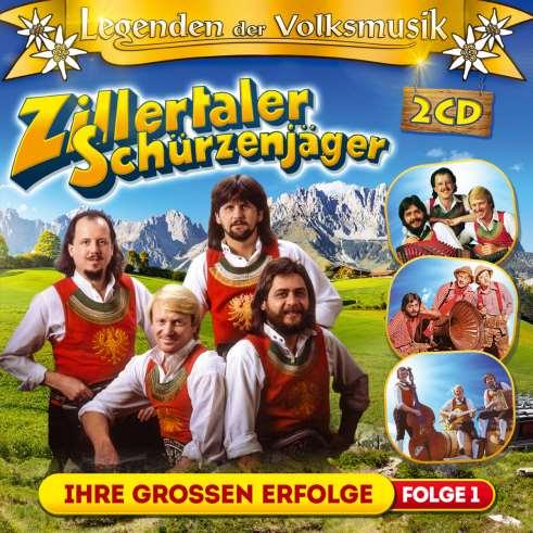 2CD 40 Originalaufnahmen ZILLERTALER Zillertal/TIROL Legenden der Volksmusik VOLKSTÜMLICHE MUSIK IHRE GROSSEN ERFOLGE Folge 1 CD 1: 1. Ohne Musig geht nix, 2. Zeit für Fröhlichkeit, 3.