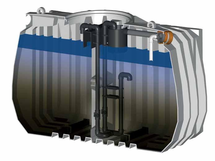 Bewährtes System perfektioniert Die Aero-SBR-Kleinkläranlage arbeitet mit dem seit Jahren bewährten SBR Verfahren, bei dem das Abwasser in Zyklen behandelt wird.