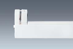 lampholder - compensates tolerances of fluorescent tubes Installation of maximum 10 lights without