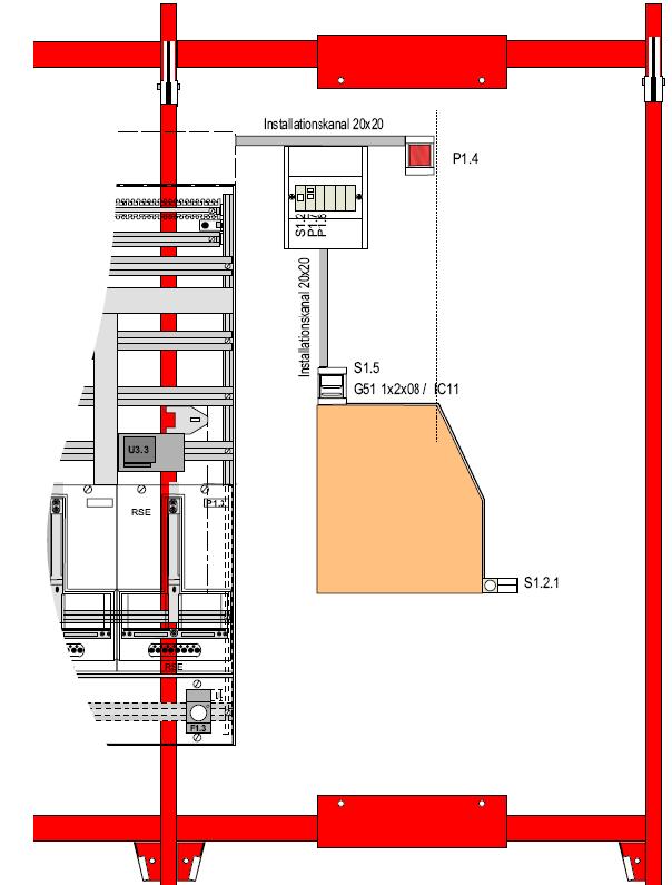 3.1.2 Schwachstromanlage Aufgabenbeschreibung Schwachstromanlage Installieren Sie gemäss der Installationszeichnung die folgenden Anlageteile: - Grundinstallation (Installationskanäle) - Speisung ab