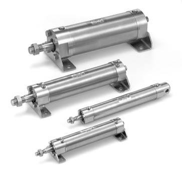 Zylinder aus rostfreiem Stahl Serie CG-S Technische aten Symbol doppeltwirkend Funktionsweise Medium Prüfdruck Max. etriebsdruck Min.