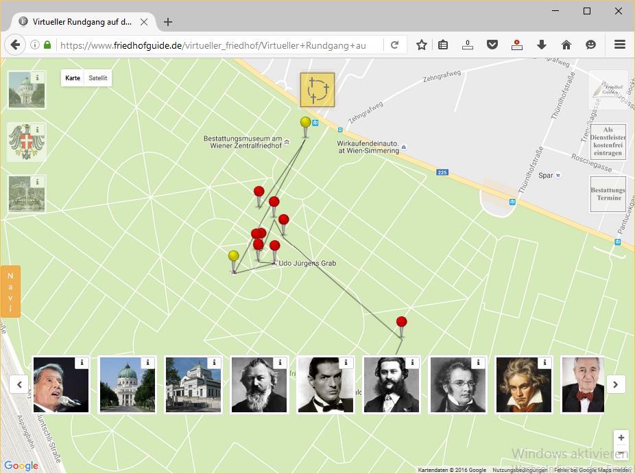 Verstorbenen Gestaltung digitaler Friedhofsrundgänge Anwendungen für Friedhofsverwaltungen Informationsangebot für