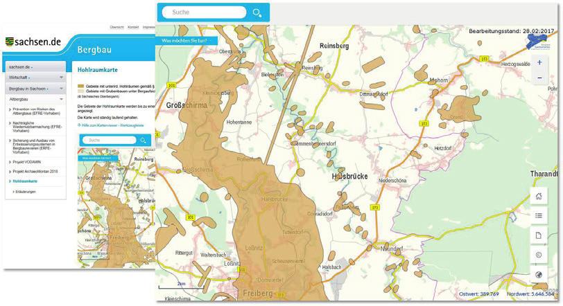 Der GeoBAK-Kartenviewer bietet zahlreiche Standardfunktionen und -werkzeuge (wie z. B. Orte und Adressen suchen; Karte zoomen und verschieben; Daten hinzuladen; Karte drucken etc.