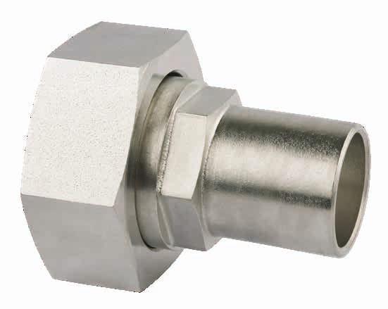 4.3 ROTALOCKADAPTER MIT LÖTANSCHLUSS [ROTALOCK ADAPTER WITH SOLDER CONNECTION] % Made in Germany angle type connection RLF vertical type connection Stahl [steel] (CuSn) bar 94 psi 47 bar 82