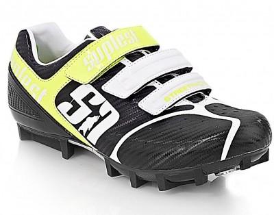 Suplest S1 Crosscountry Velcro Schuh, schwarz/grün Die für 2010 neu entwickelte S1 Cross Country Schuhe bieten zahlreiche technische Innovationen.