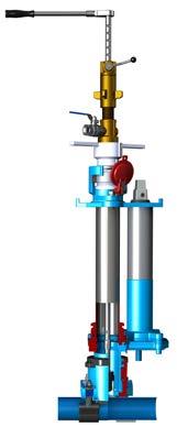 Standard Freistrom-Unterflurhydranten sind auch beim höhenverstellbaren Unterflurhydrant