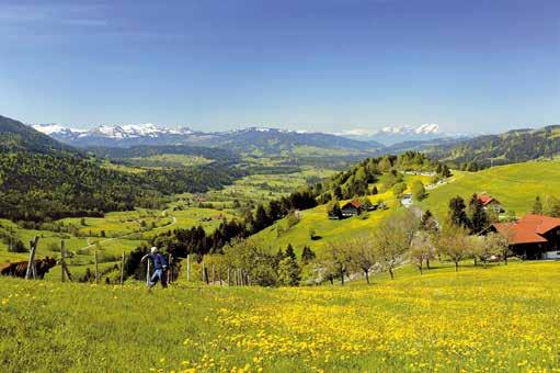 Mit Fit Reisen im Oberallgäu regenerieren Gewinnen Sie einen erholsamen Aufenthalt in Oberstaufen umgeben von zauberhafter Bergkulisse www.fitreisen.