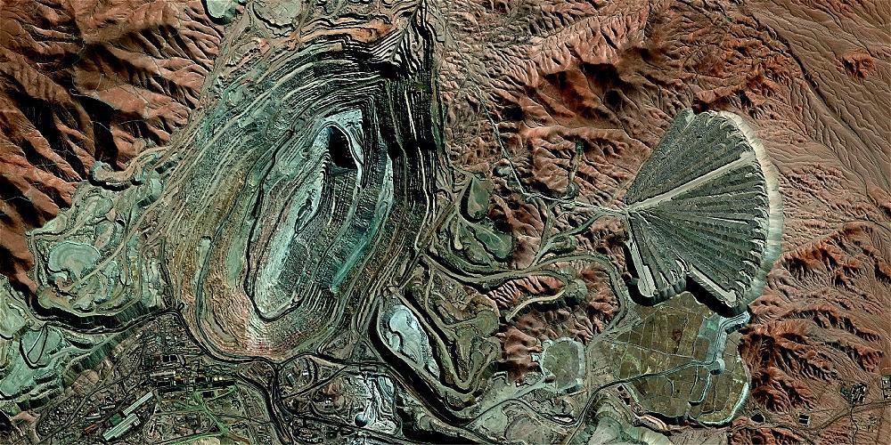 Kupfermine in Chile