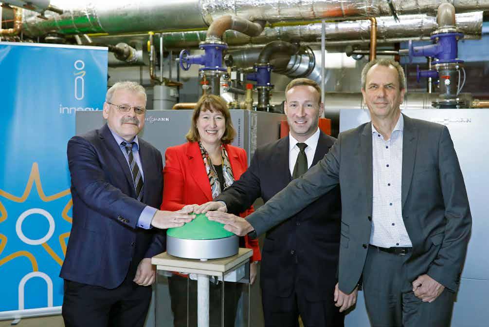 Elsdorf: Partnerschaft bringt neue Energie Hocheffizient, innovativ, umweltschonend seit November 2017 ist in der Stadt Elsdorf eine neue Energieversorgung für das städtische Schulzentrum im Einsatz.