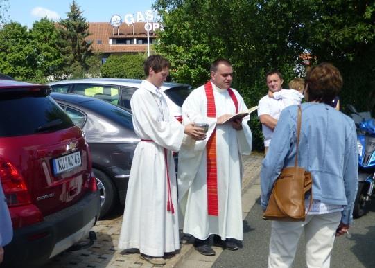 Juli 2015, war Gedenktag des Hl. Christophorus, dem Schutzpatron der Autobahnkirche. Der Hl. Christophorus ist einer der vierzehn Nothelfer, Schutzheiliger der Reisenden und somit auch der Autofahrer.