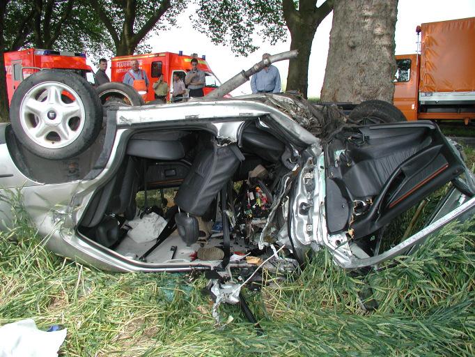 2. Montag, der 07. Juli 2003 gegen 11.40 Uhr, Verkehrsunfall auf der Schloßstraße Stadtgrenze Dortmund Für einen 63 jährigen Fahrer aus CastropRauxel kam jede Hilfe zu spät. Gegen 11.