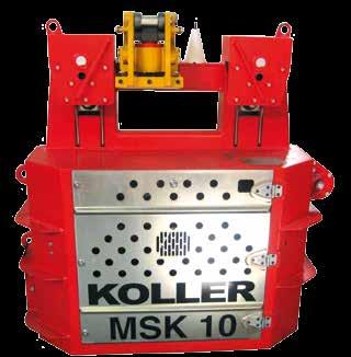 Koller Seilkräne Ausspuler für Bergaufseilung MSK 10 Eigengewicht Nutzlast Ø 18 25 mm Ø 10 16 mm ca.