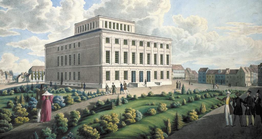 Neubau des Universitätshauptgebäudes (um 1832)