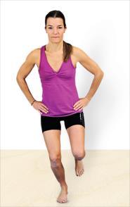 Funktionelle Abweichungen der Beinachse bei Knie-/Hüftbeugung Mangelnde Stabilität im Becken-/Hüftbereich und Fußbereich werden als Achsabweichungen (Knie gerät aus dem Lot) vor allem bei Bewegungen