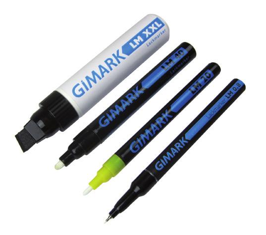 Beschriften Lackmarker, Paintmarker, Filzschreiber mit Ventil GIMARK Lackmarker Anw. GIMARK Lackmarker GIMARK LM 40-NS Anw.