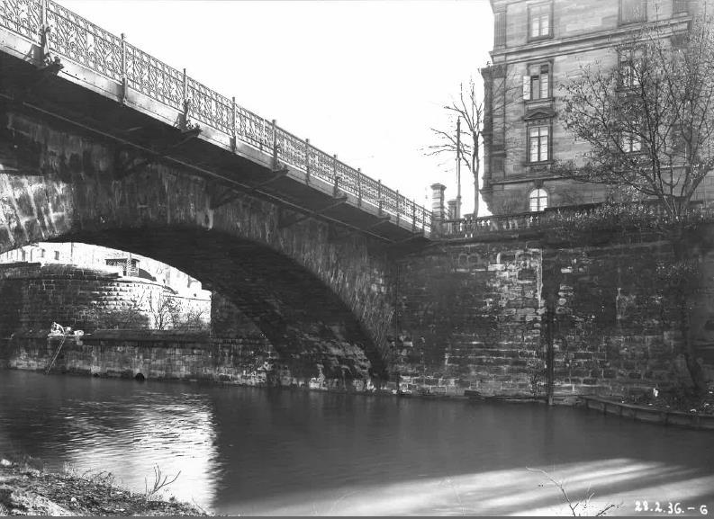 1697 Errichtung einer Sandsteinbrücke (TBW 1) 1881
