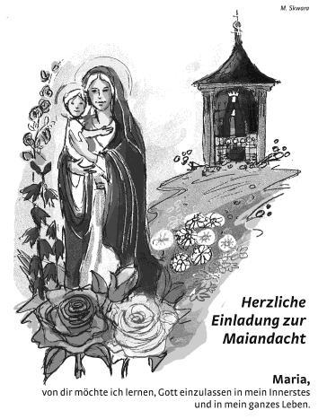 Pfarrgemeinde St. Antonius u. St. Placidus Dipperz Alle Andachten finden (außer am 14.05., 17.05., 21.05., 31.05.) an der Grotte in Dipperz statt.