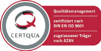 Anerkannte Einrichtung der Weiterbildung in NRW Zertifiziert nach Qualitätsnorm DIN EN ISO 9001 Kath.